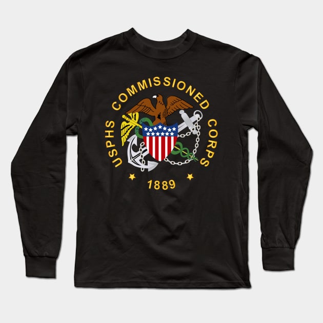 USPHS Commissioned Corps wo BackGrd Long Sleeve T-Shirt by twix123844